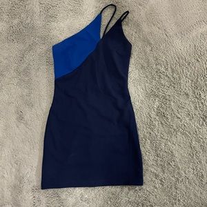 Lulus Asymmetrical Blue dress